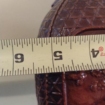 Metal Four Panel Japanese Decorative Vase