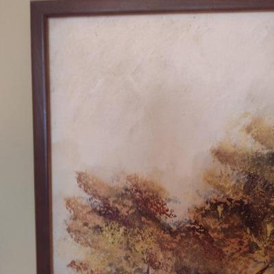 Large Framed Original Painting by Kearns