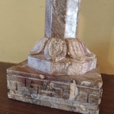 Large Carved Stone Pagoda Statue