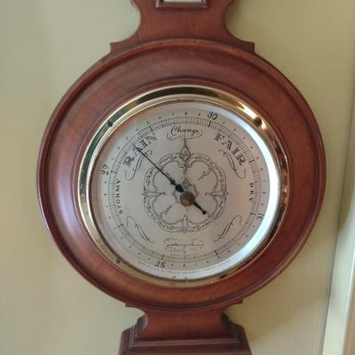 Vintage Airguide Banjo Design Barometer, Thermometer, Hygrometer