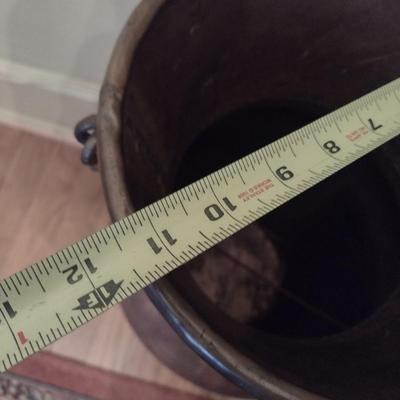 Large Hammered Copper Jug with Handles