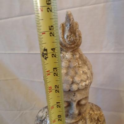 Pottery Ceramic Buddhist Statue 26"
