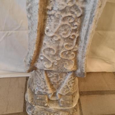 Pottery Ceramic Buddhist Statue 26"