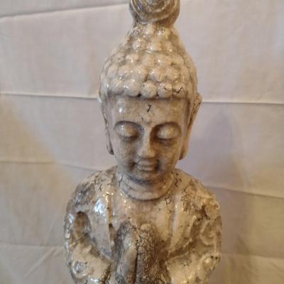 Pottery Ceramic Buddhist Statue 26"