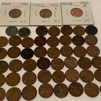 Wheat Penny Lot + 2 Steels C034