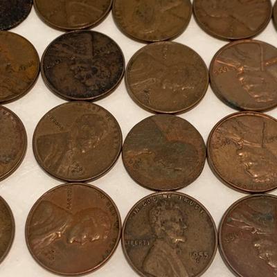 Wheat Penny Lot + 2 Steels C034
