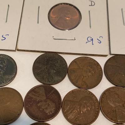 Wheat Penny Lot + 2 Steels C034
