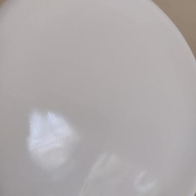 Aqua Crest Milk Glass Dish Possible Fenton No Maker's Mark