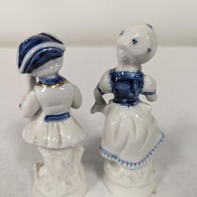Pair of Porcelain Victorian Figurines Marked