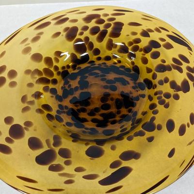 Decorative Safari Pattern Glass Bowl