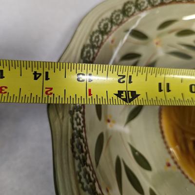 Temptations Ovenware Chips & Dip Bowl