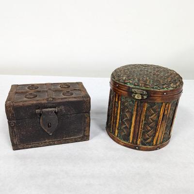 Pair Of Trinket or Vanity Boxes