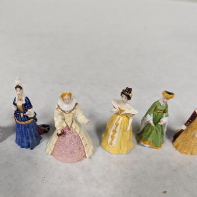 1983 Fine Porcelain Figurines with Dome and Base