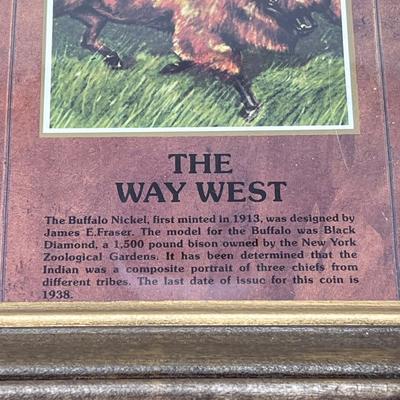 The Way West Commemorative Buffalo Native American Nickel Coin Collection