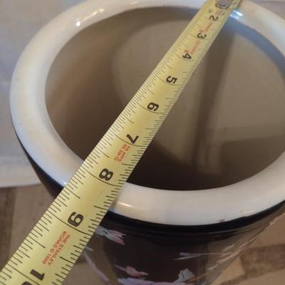 Chinese Porcelain Ceramic Tall Floor Vase Umbrella Stand