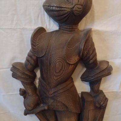Vintage Burwood Products Medieval Knight Wall Decor