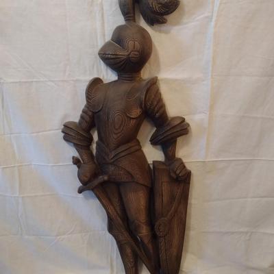 Vintage Burwood Products Medieval Knight Wall Decor