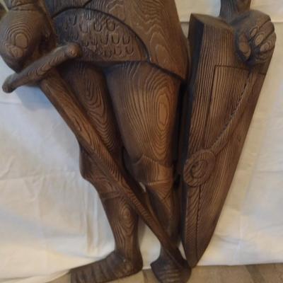 Vintage Burwood Products Medieval Knight Wall Decor