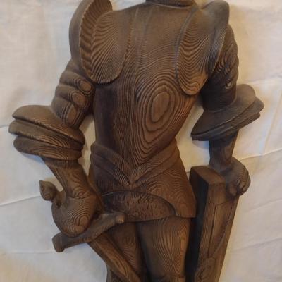 Vintage Burwood Products Medieval Knight Wall Decor