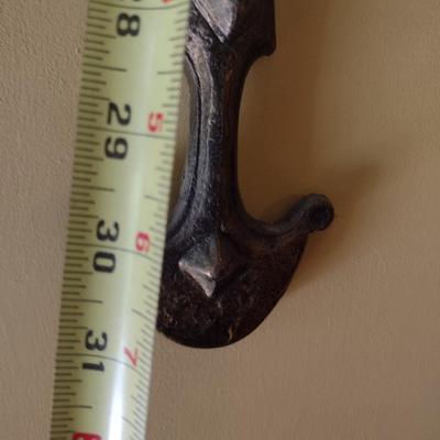 Vintage Cast Metal Aluminum Medieval Shield and Protection Wall Decor