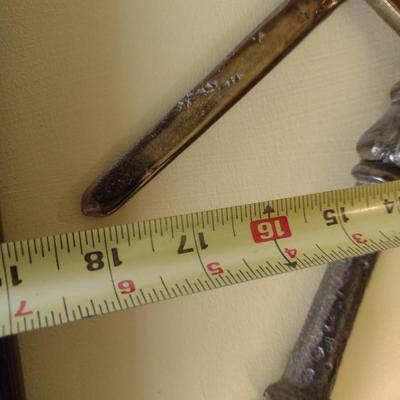 Vintage Cast Metal Aluminum Medieval Shield and Protection Wall Decor