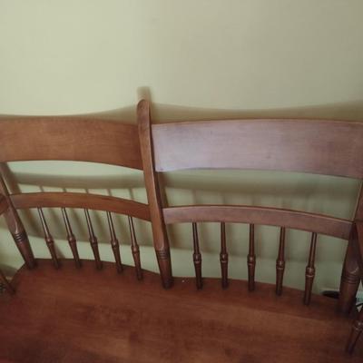 Solid Wood Two Seat Sitting Bench