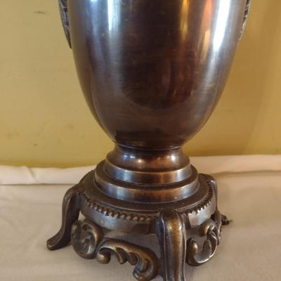 Vintage Empire Style Bronze Brass Urn