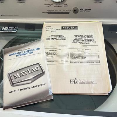 MAYTAG ~ Bravos ~ Commercial Technology ~ 2016 Low-Water Washing Machine
