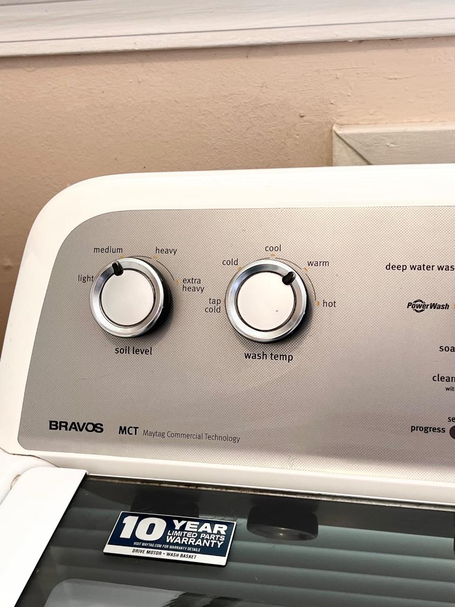 MAYTAG Bravos Commercial Technology 2016 LowWater Washing