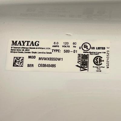 MAYTAG ~ Bravos ~ Commercial Technology ~ 2016 Low-Water Washing Machine