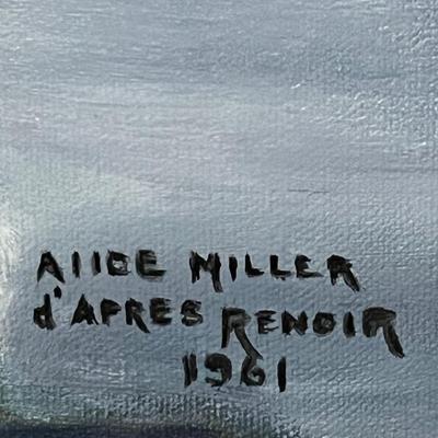 ALICE MILLER ~ Renoir ~ Original ~ 1961 Floral
