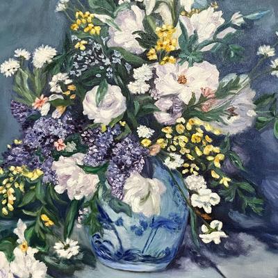 ALICE MILLER ~ Renoir ~ Original ~ 1961 Floral