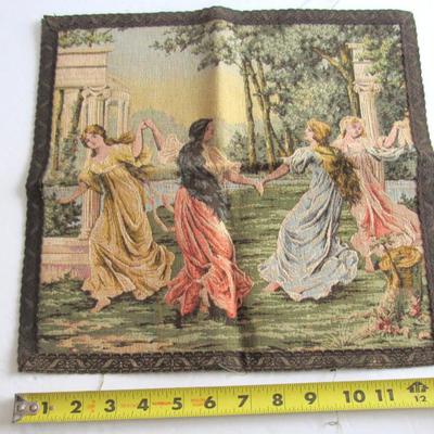 Beautiful Small Vintage Tapestry, French