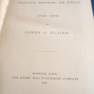 LOT 187 OLD BOOK ON POLITICAL DISCUSSIONS