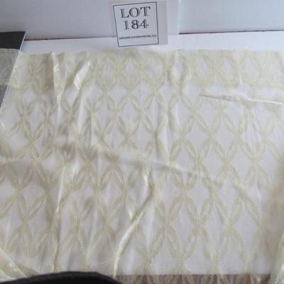Pair of Older Sheer Curtain Panels