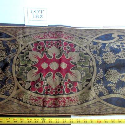 Long Tapestry Table Runner With Velvet Backing