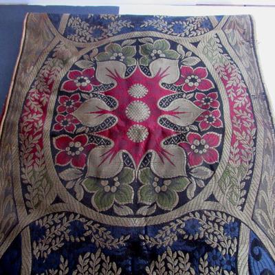 Long Tapestry Table Runner With Velvet Backing