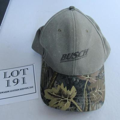 Unused Busch Camo Baseball Hat