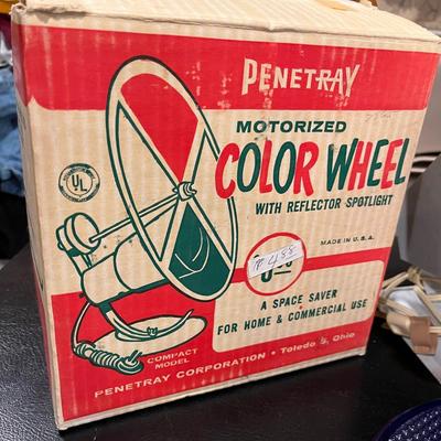 Vintage color wheel