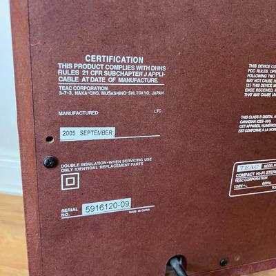 TEAC ~ Nostalgia ~ Stereophonic ~ Compact Hi-Fi Stereo System ~ *Read Details