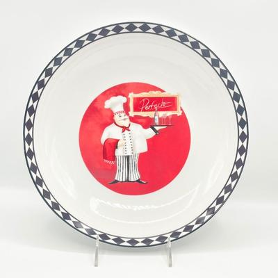 GIBSON HOME ~ Five (5) Piece Ceramic Chef Pasta Set