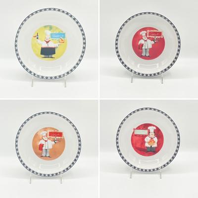 GIBSON HOME ~ Five (5) Piece Ceramic Chef Pasta Set