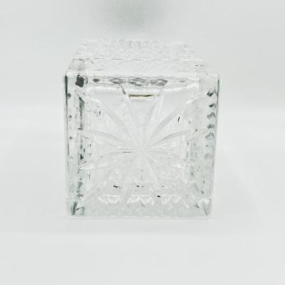 CRYSTAL CLEAR IND. ~ Criss-Cross Vertical Cut ~ Four (4) Piece Set