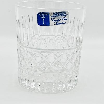 CRYSTAL CLEAR IND. ~ Criss-Cross Vertical Cut ~ Four (4) Piece Set