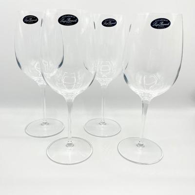 LUIGI BORMIOLI ~ Accademia ~ Set Of Four (4) Wine Glasses