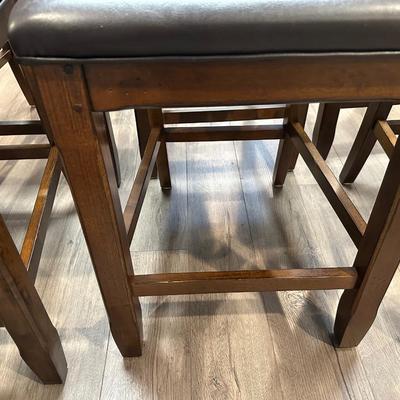 A-America Dining Table W/ Butterfly Leaf & (8) Chairs