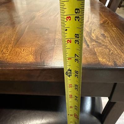 A-America Dining Table W/ Butterfly Leaf & (8) Chairs