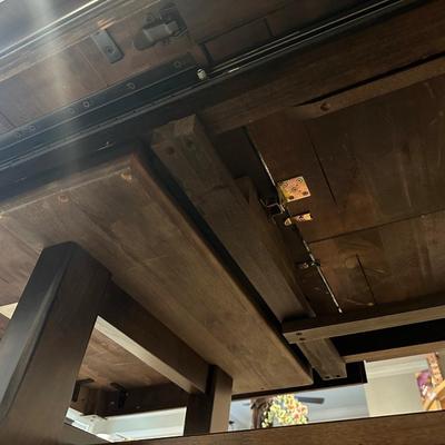 A-America Dining Table W/ Butterfly Leaf & (8) Chairs