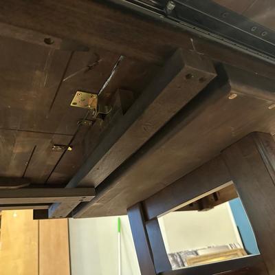 A-America Dining Table W/ Butterfly Leaf & (8) Chairs