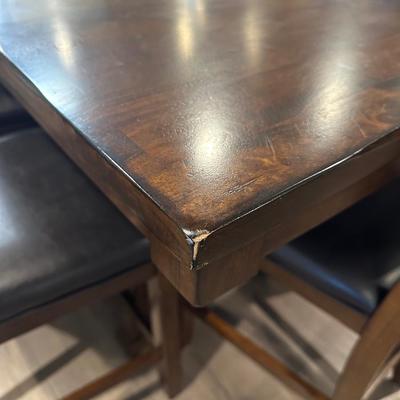 A-America Dining Table W/ Butterfly Leaf & (8) Chairs